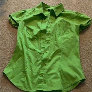 Lime green blouse